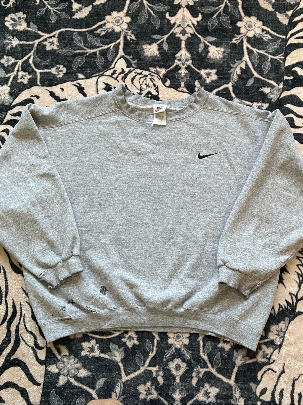 010 - VINTAGE 90s NIKE AIR SWOOSH PULLOVER SWEATSHIRT